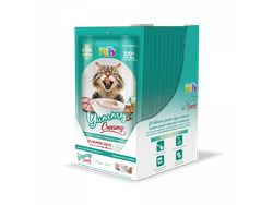 CAJA DISPLAY YUMMY CREAMY P/GATO ATUN -12 PZS