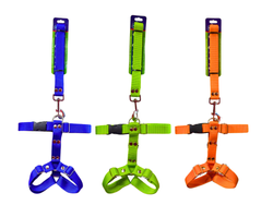 BON054 - CORREA CON PECHERA DE NYLON Y HERRAJE REFORZADO, CINTA 1"