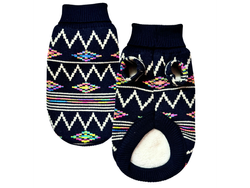 SUETER ACRILAN HUICHOL CON BORREGA