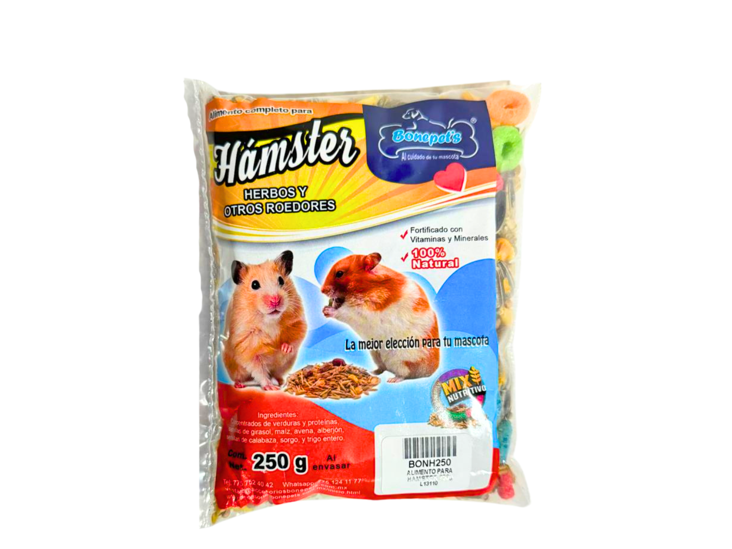 ALIMENTO PARA HAMSTER 250 G