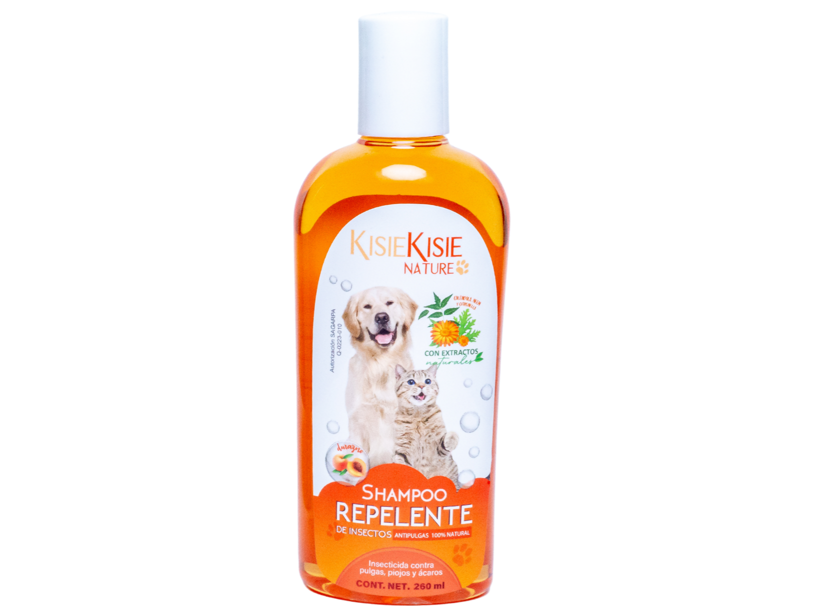 SHAMPOO REPELENTE INSECTOS DURAZNO 250 ML