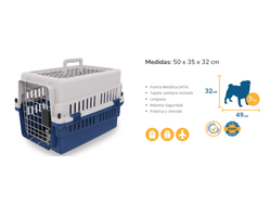 TRANSPORTADORA ECO PERROS SUNNY 2 PUERTAS