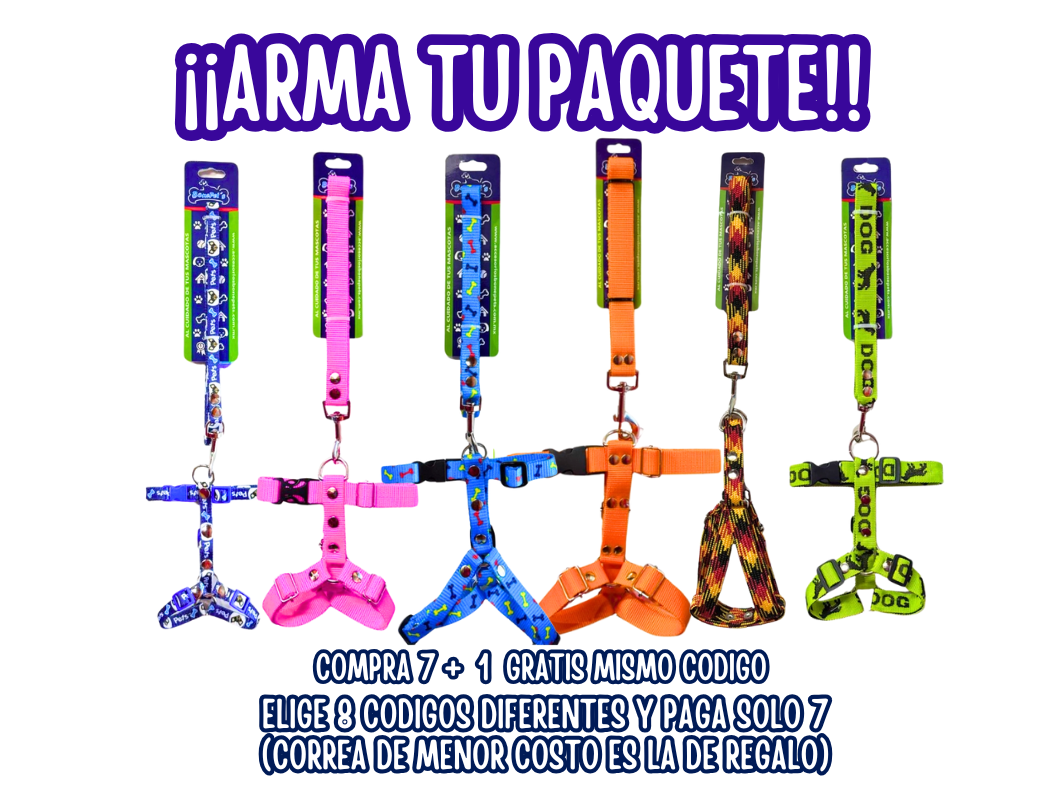 BON055 - CORREA CON PECHERA DE NYLON Y HERRAJE REFORZADO 3/4"