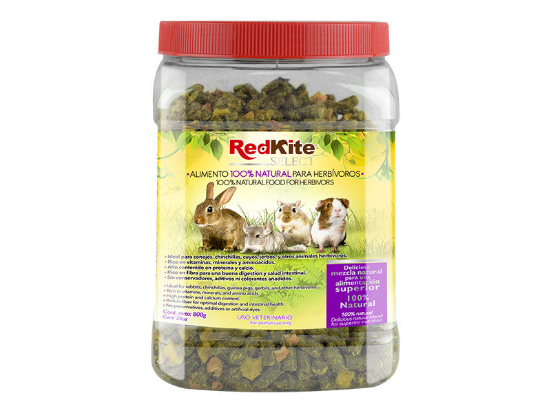 ALIMENTO NATURAL P/HERBIVOROS SELECT 800G