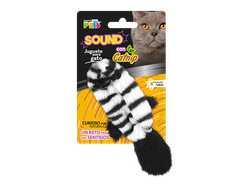 JUGUETE SKIN CEBRA SOUND C/CATNIP