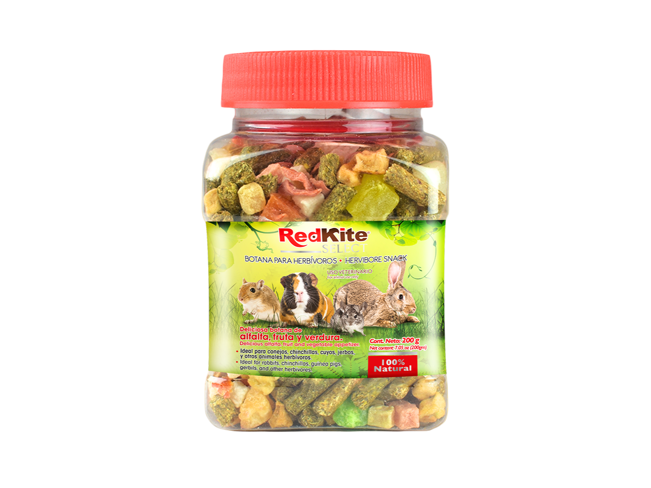 SNACK P/ HERBIVORO SELECT 200 G