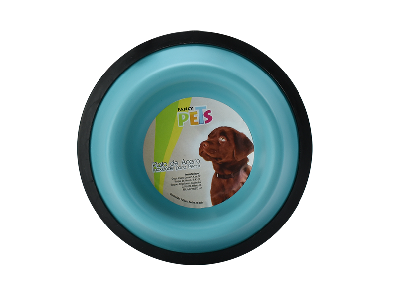 PLATO DE ACERO COLORES