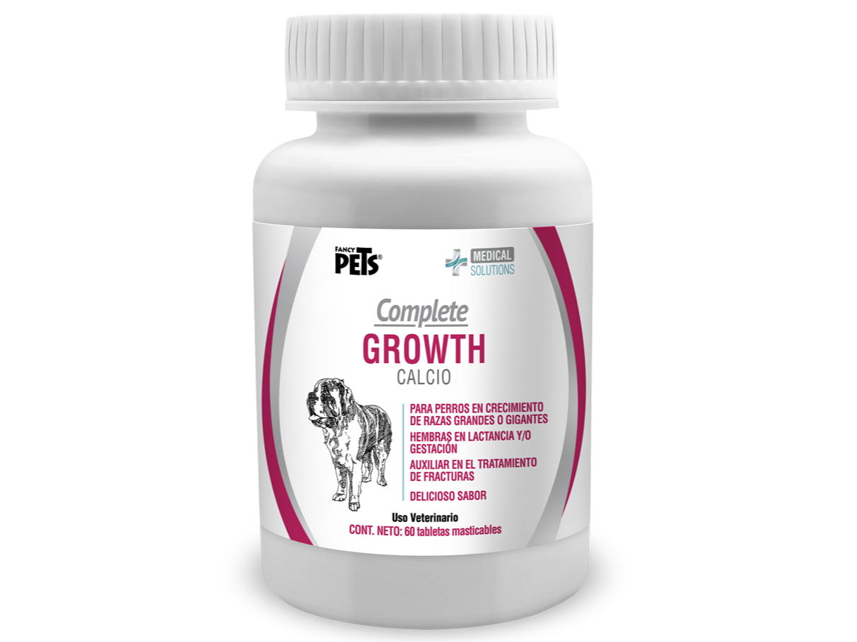MS COMPLETE GROWTH P/PERROS - 60 TAB TABLETAS MASTICABLES COMPLETE GROWTH PARA PERROS