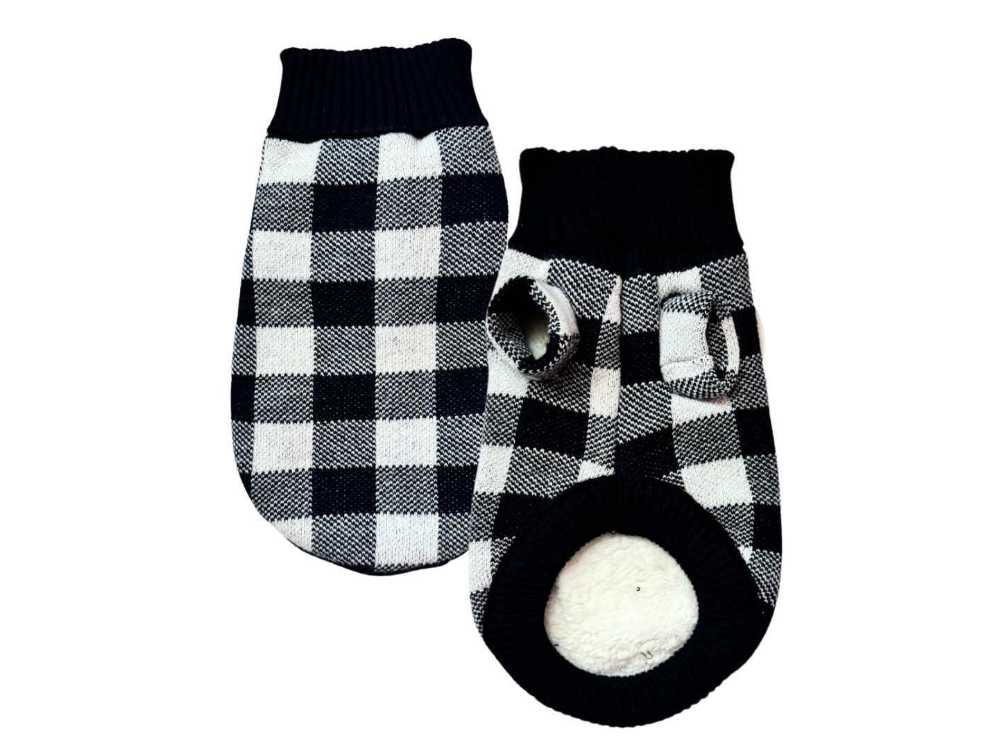 SUETER ACRILAN CUADROS CON BORREGA