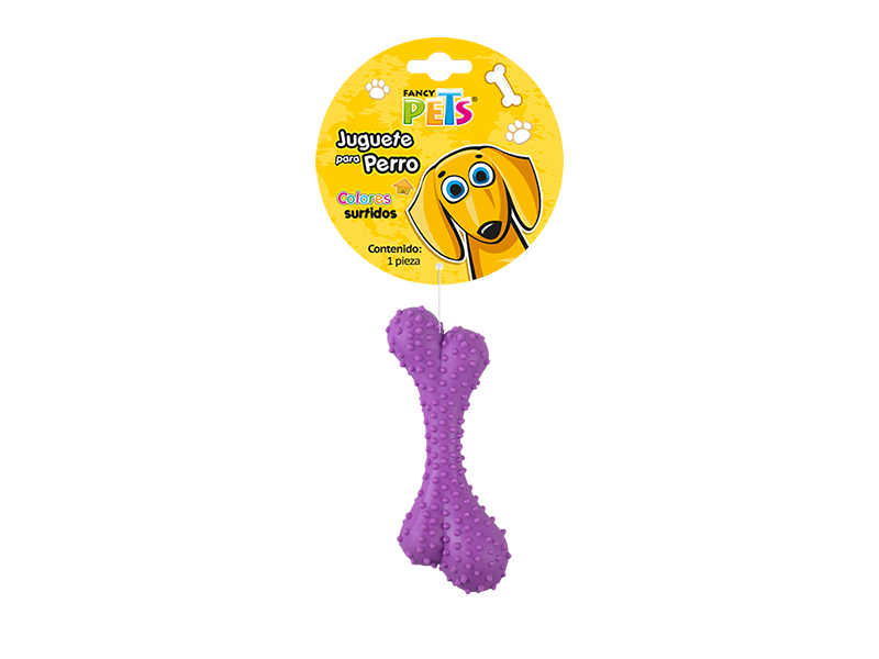 JUGUETE DE CAUCHO HUESO DE POLLO CH SPIKY