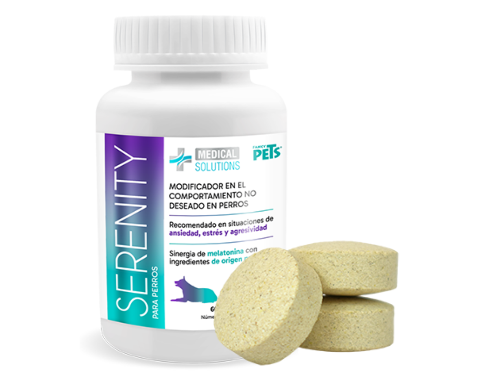 MS SERENITY TABLETAS MASTICABLES P/ PERRO 60 TAB