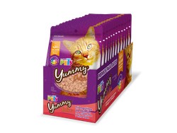 YUMMY DELICE PREMIOS P/GATOS CAJA 12 PIEZAS