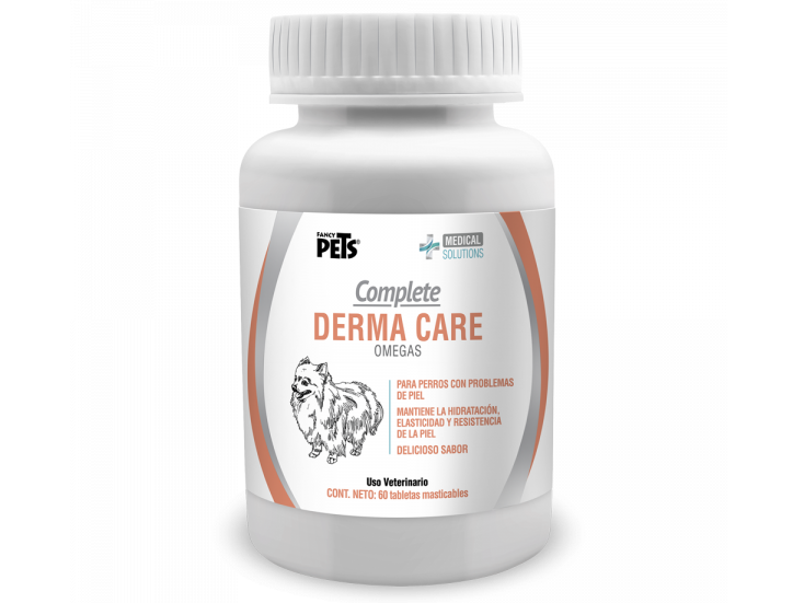 MS - TABLETAS MASTICABLES DERMA CARE P/PIEL Y PELAJE 60 TAB