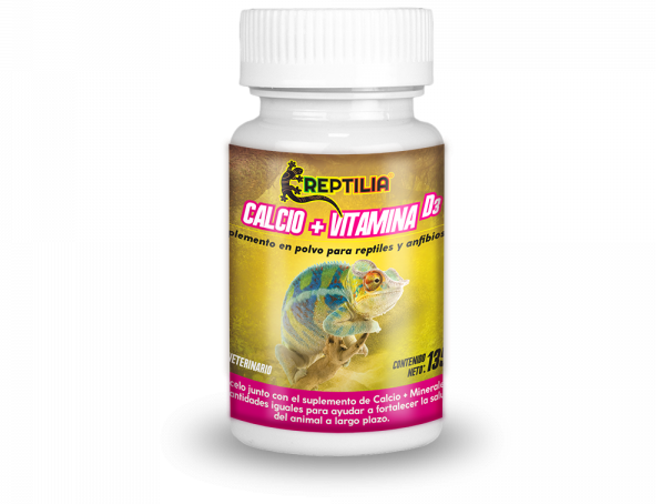 SUPLEMENTO  DE CALCIO P/REPTIL VIT D3 135 GR