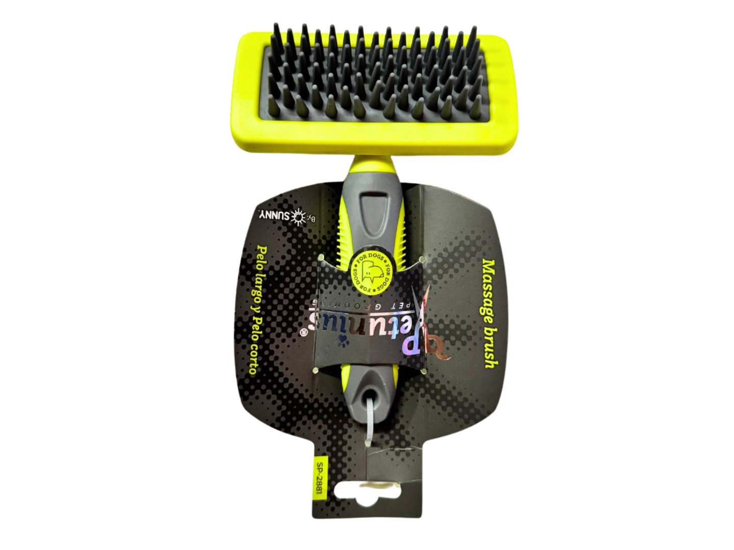 CARDA CON CERDAS DE GOMA GDE