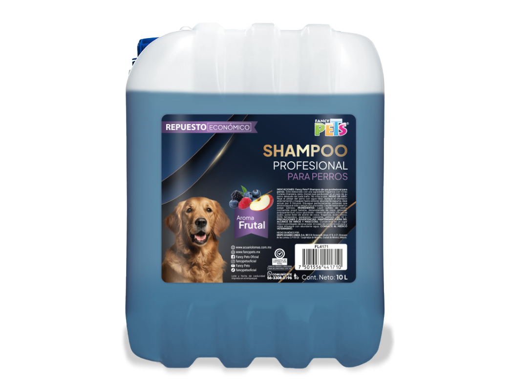 SHAMPOO PROFECIONAL PARA PERRO AROMA FRUTAL 10 LTS