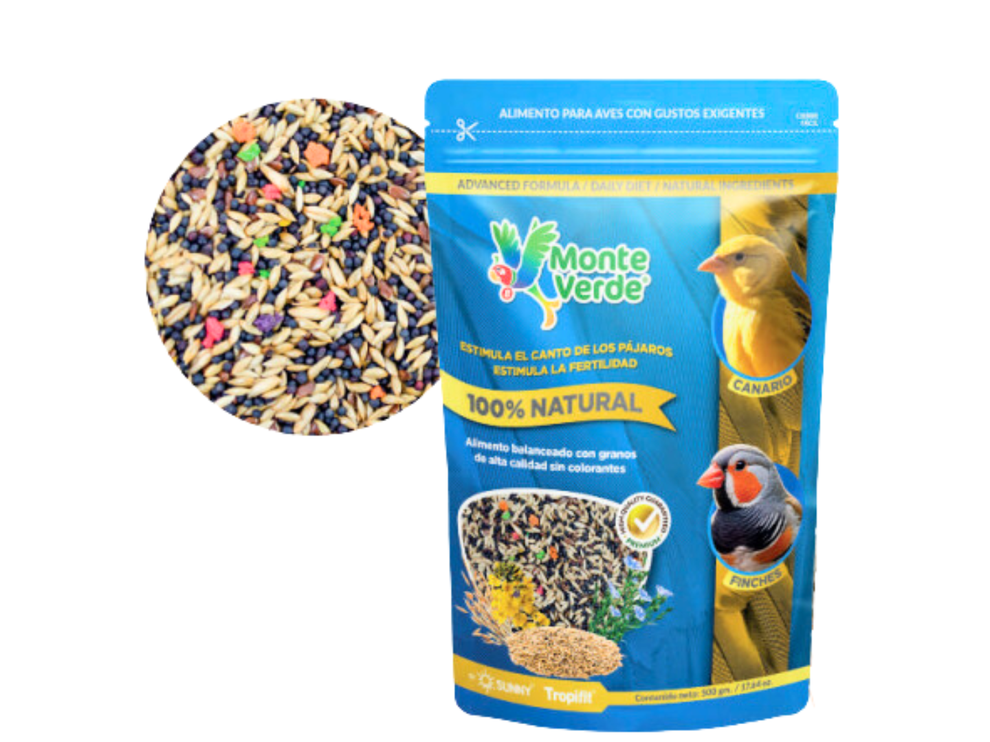 ALIMENTO MONTE VERDE CANARIOS 500G