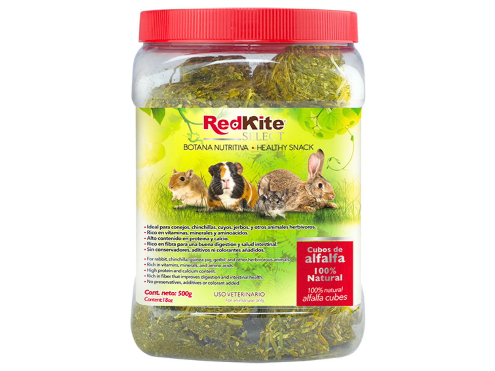 CUBOS DE ALFALFA SELECT 500 G