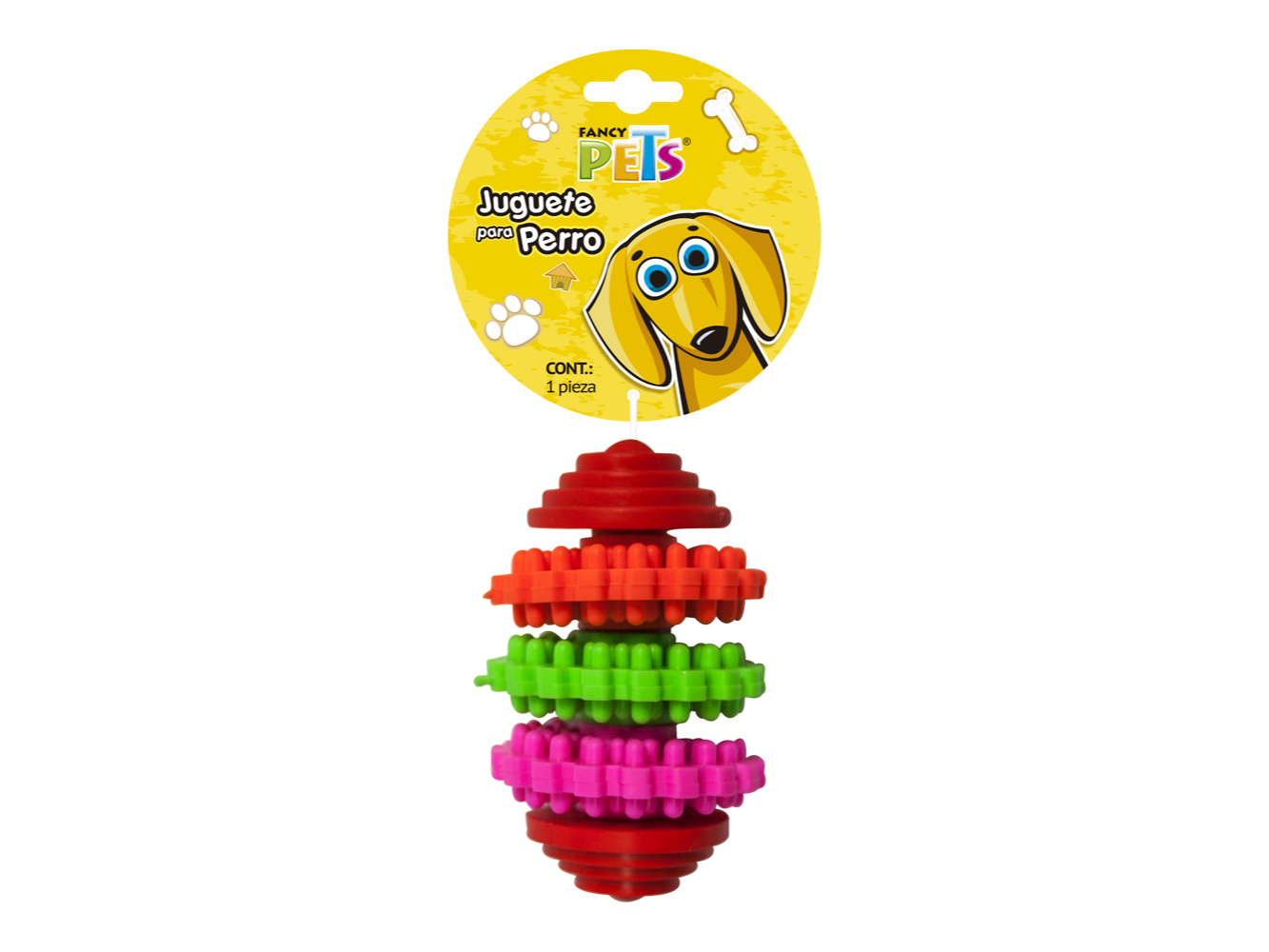 JUGUETE DE CAUCHO ENGRANE