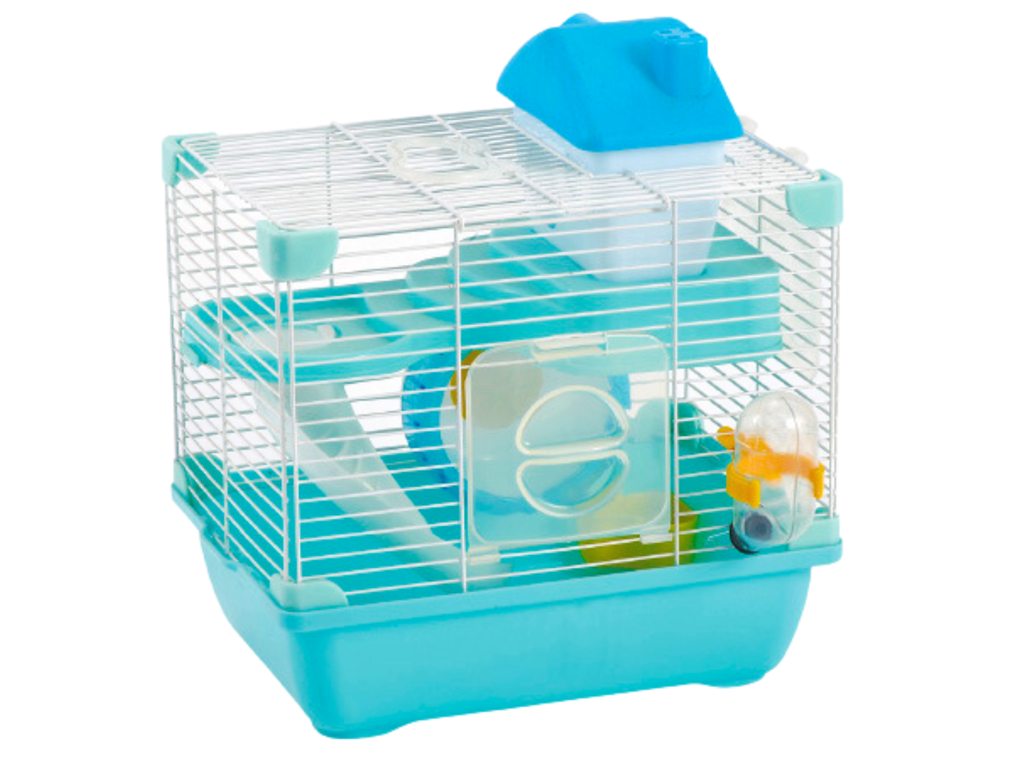 JAULA SUNNY HAMSTER LAND (28.9*22.2*30.1) AZUL
