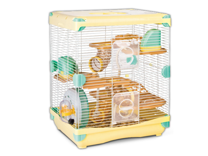 JAULA SUNNY HASMTER LAND IMPORTADA AMARILLO