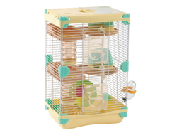 JAULA SUNNY HAMSTER LAN IMPORTADA AMARILLA