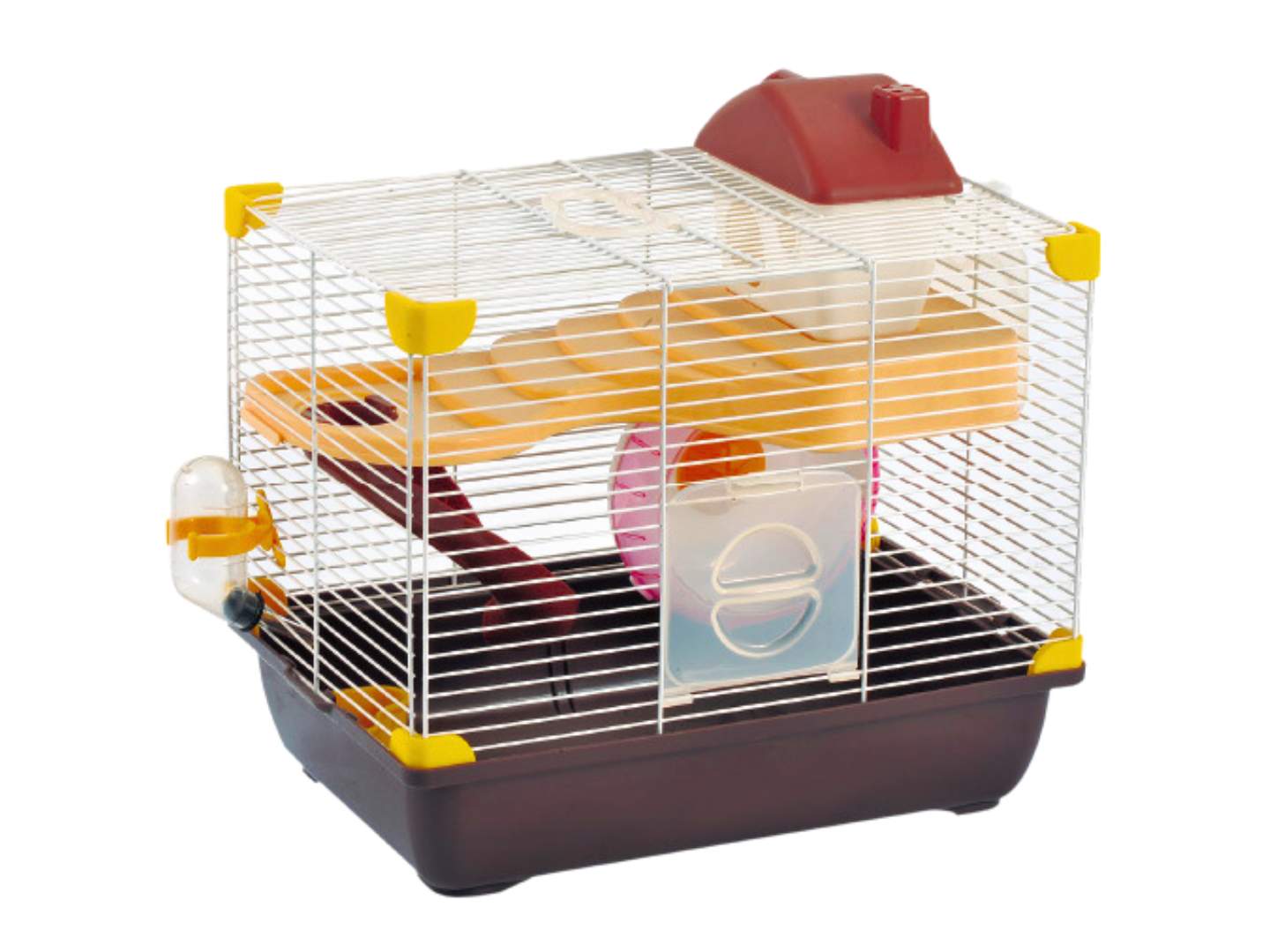 JAULA SUNNY HAMSTER LAND (35.5*25.6*33) CAFE