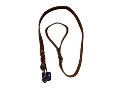 CORREA DE PIEL TRENZADA ACEITADA