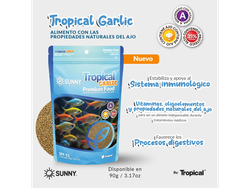 ALIMENTO SUNNY TROPICAL GARLIC 90G