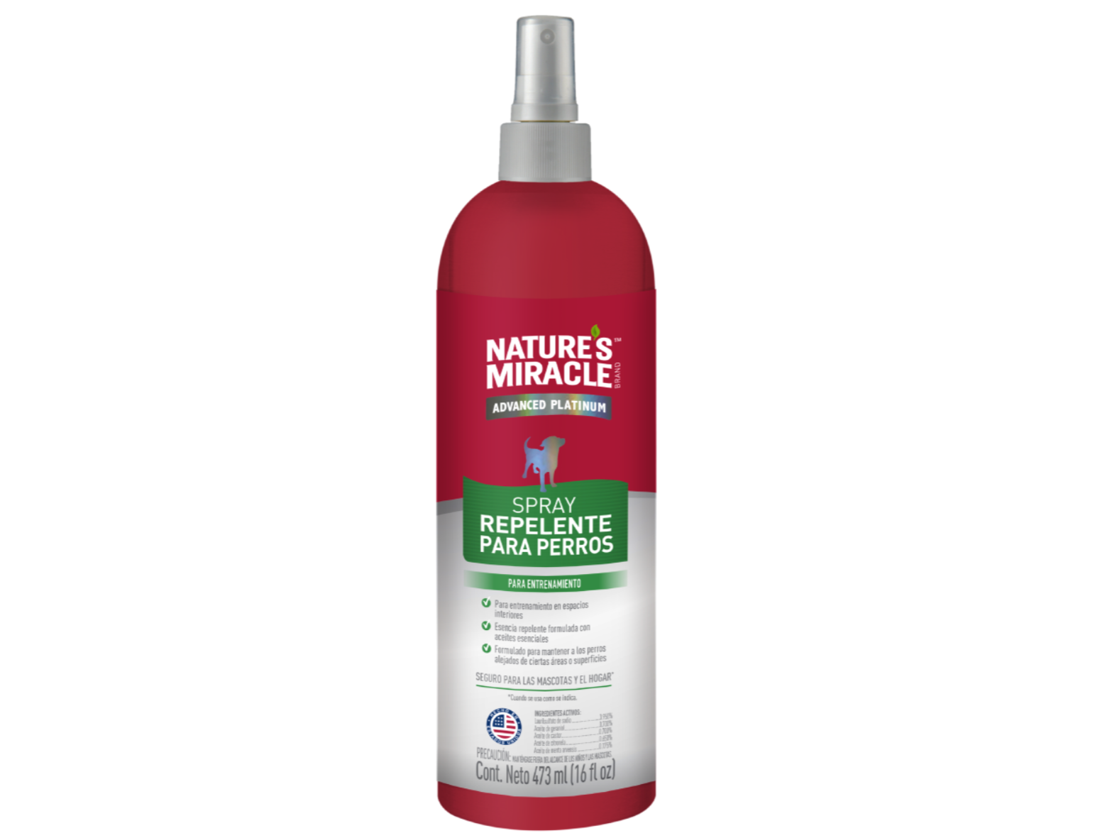 REPELENTE ENTRENADOR PARA PERRO ADVANCED  473 ML MIRACLE