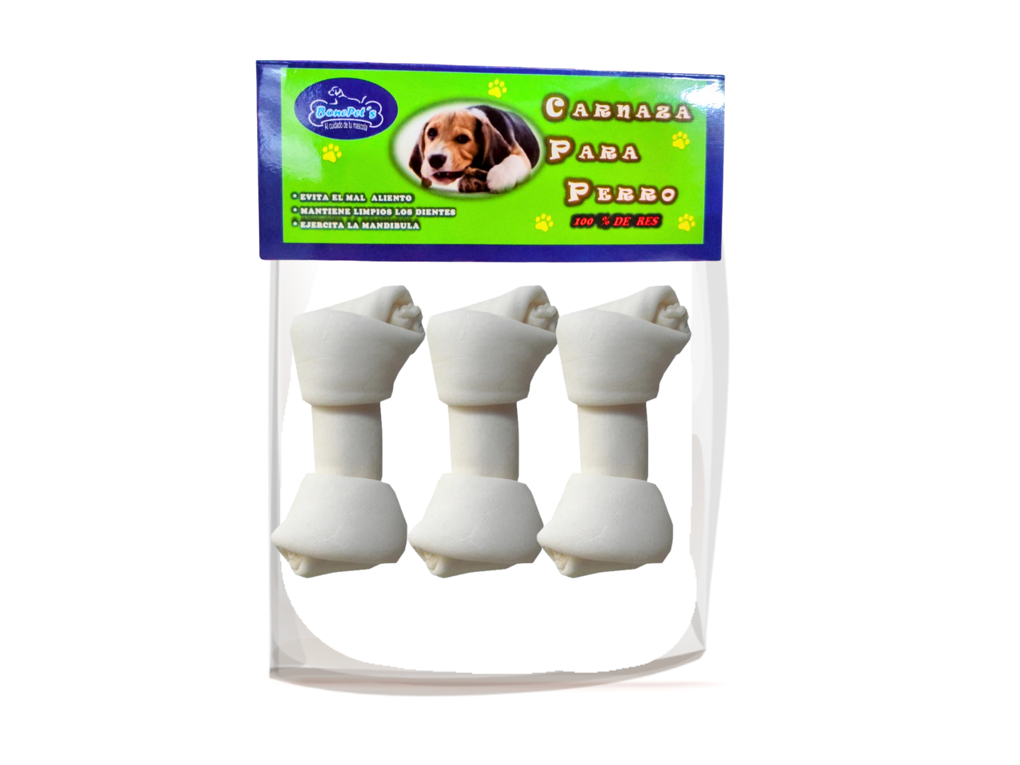 HUESO MINI 3 PZS                (2"-3")