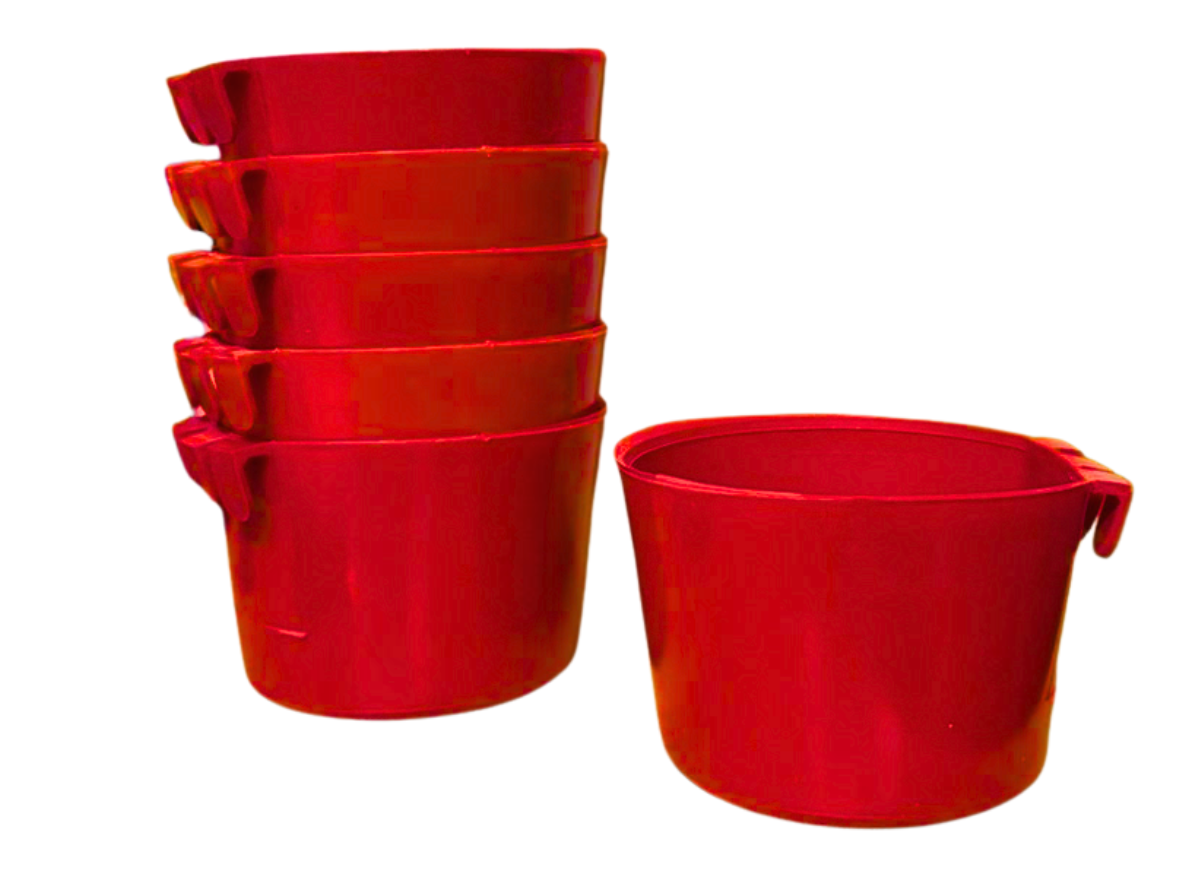 PAQUETE 6 PZS COMEDERO REDONDO 500 G