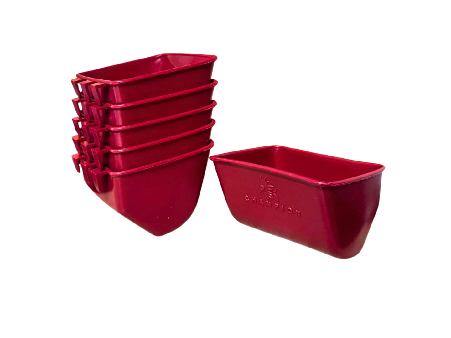 PAQUETE COMEDERO PARA GALLO CHAMPION 6 PZS