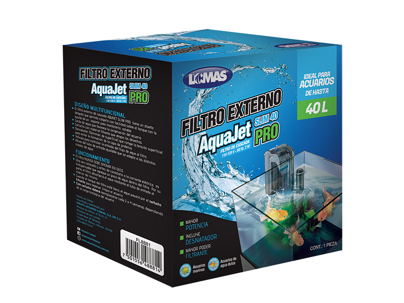 FILTRO EXTERNO AQUAJET SLIM PRO 40L