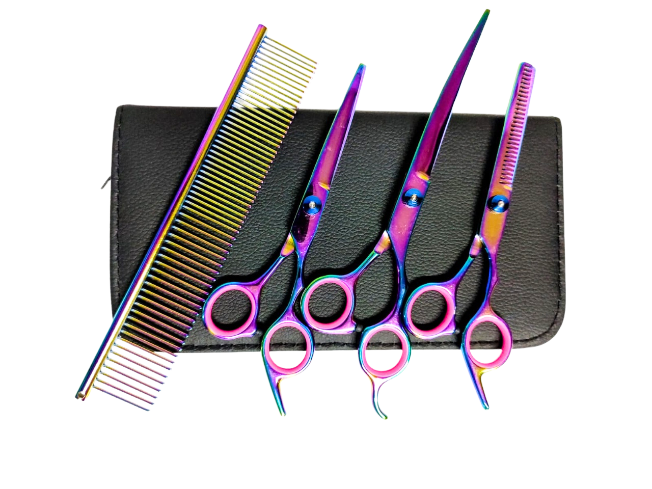 SET DE TIJERAS PROFESIONAL TORNASOL 4 PZS