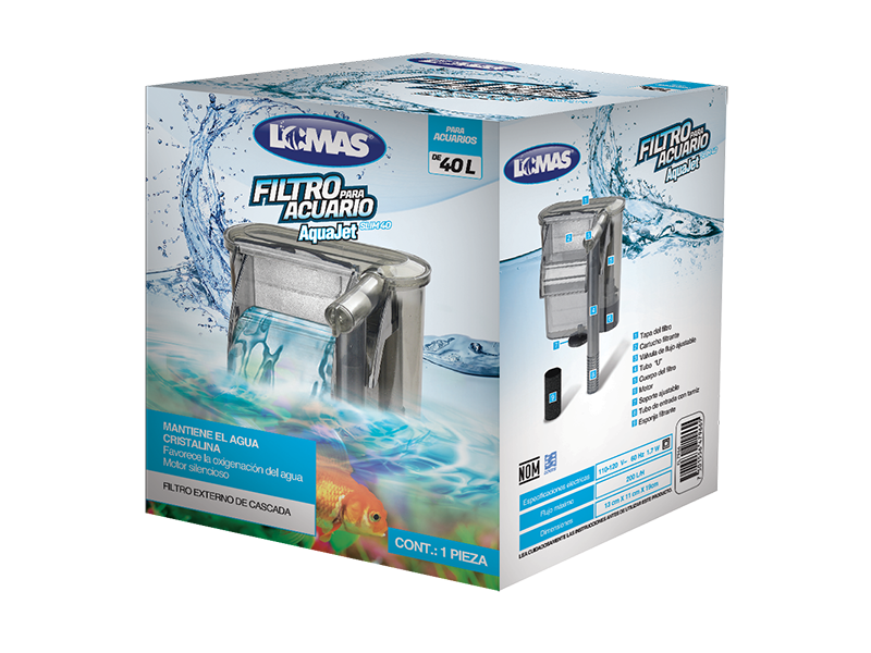 FILTRO EXTERNO AQUAJET SLIM 40 LT