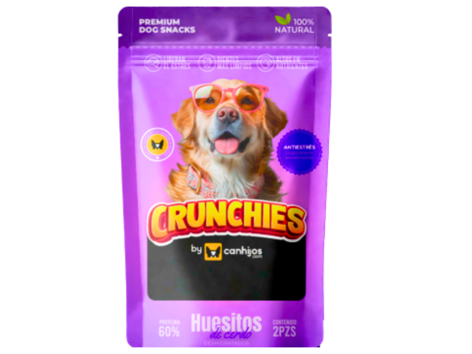 CRUNCHIES HUESITOS DE CERDO 2 PZS