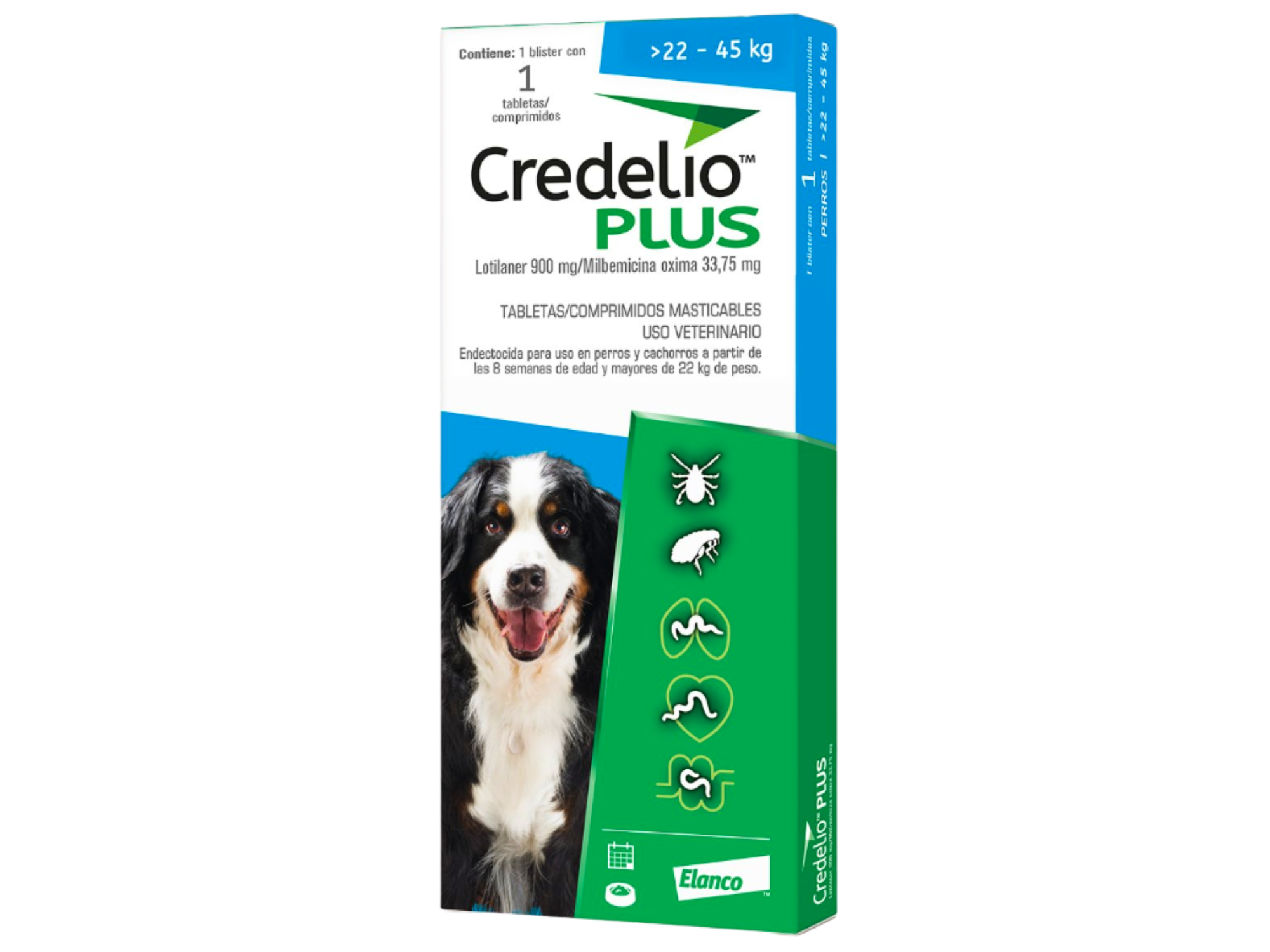 CREDELIO PLUS ONE TAB (22-45 KG)
