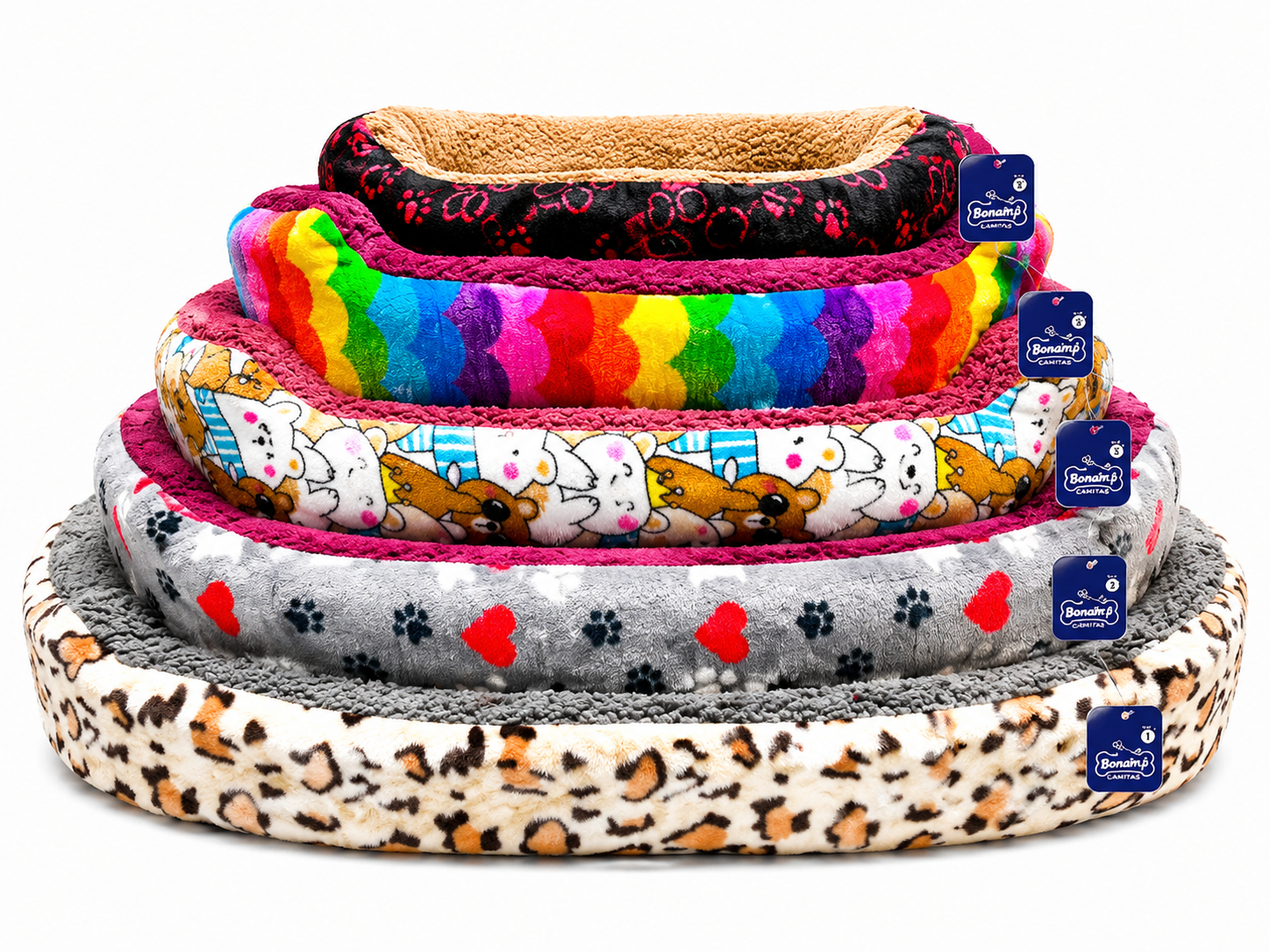 REDONDA PELUCHE COLORES
