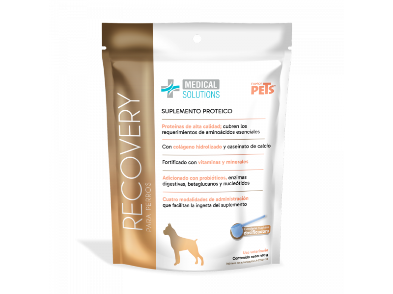 MS RECOVERY SUPLEMENTO PROTEINA P/PERRO 400 G