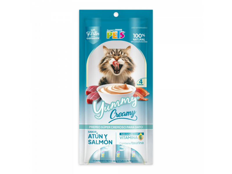 YUMMY CREAMY P/GATO ATUN Y SALMON