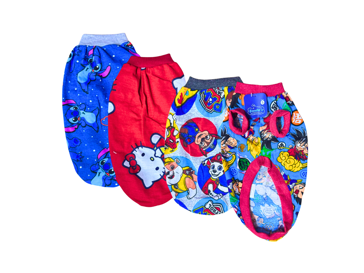 PAQUETE DE PLAYERAS ESTAMPADAS 21 PIEZAS 7 TALLAS DIFERENTES