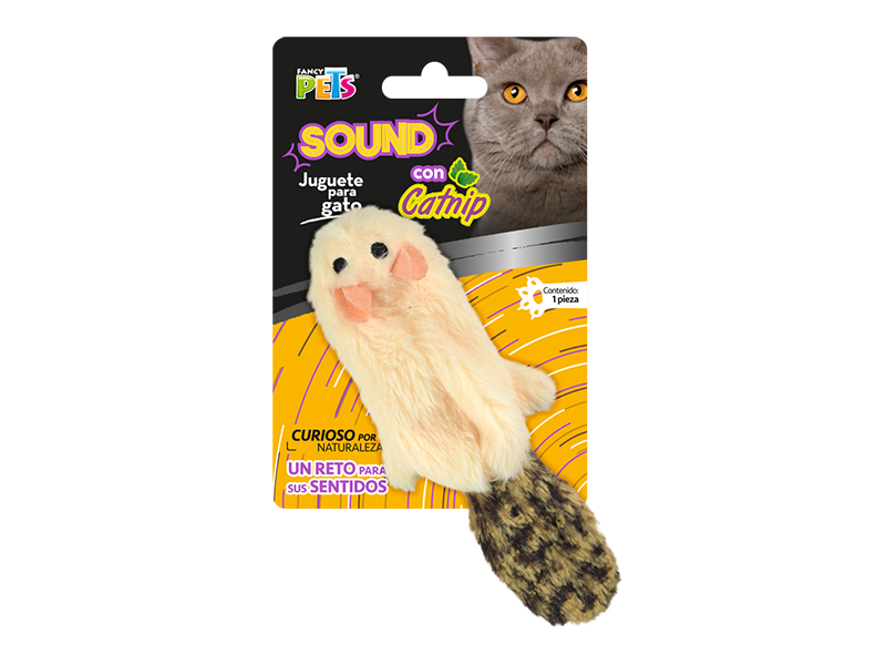 JUGUETE SKIN LEOPARDO SOUND C/CATNIP