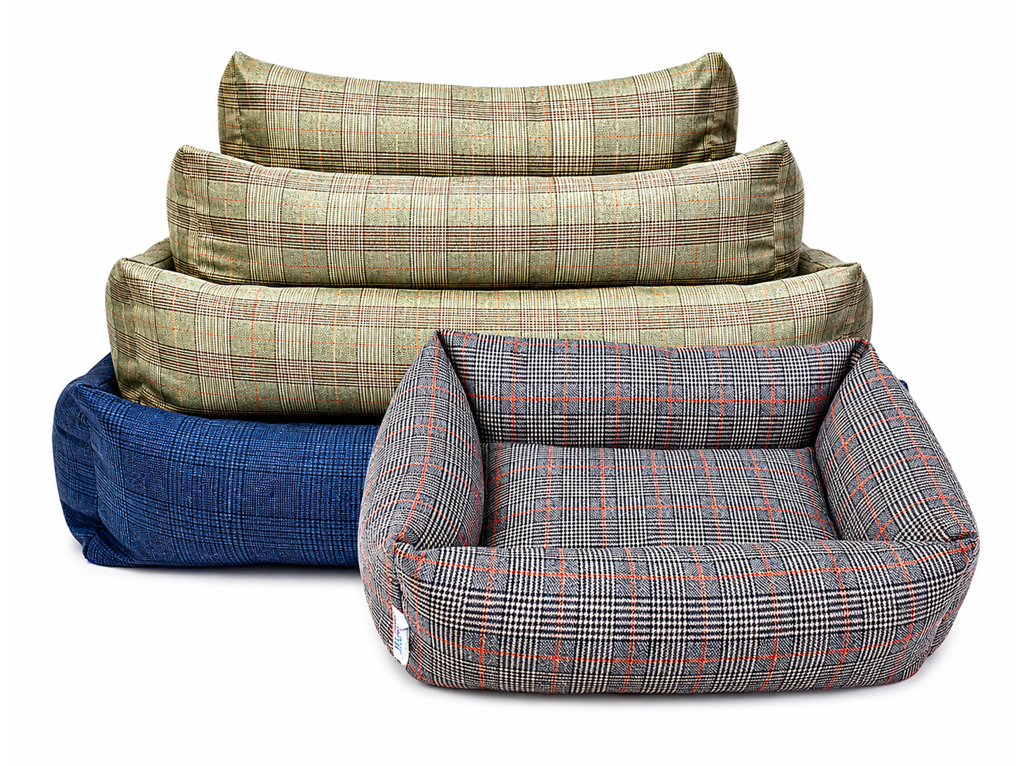 RECTANGULAR SUED CUADROS