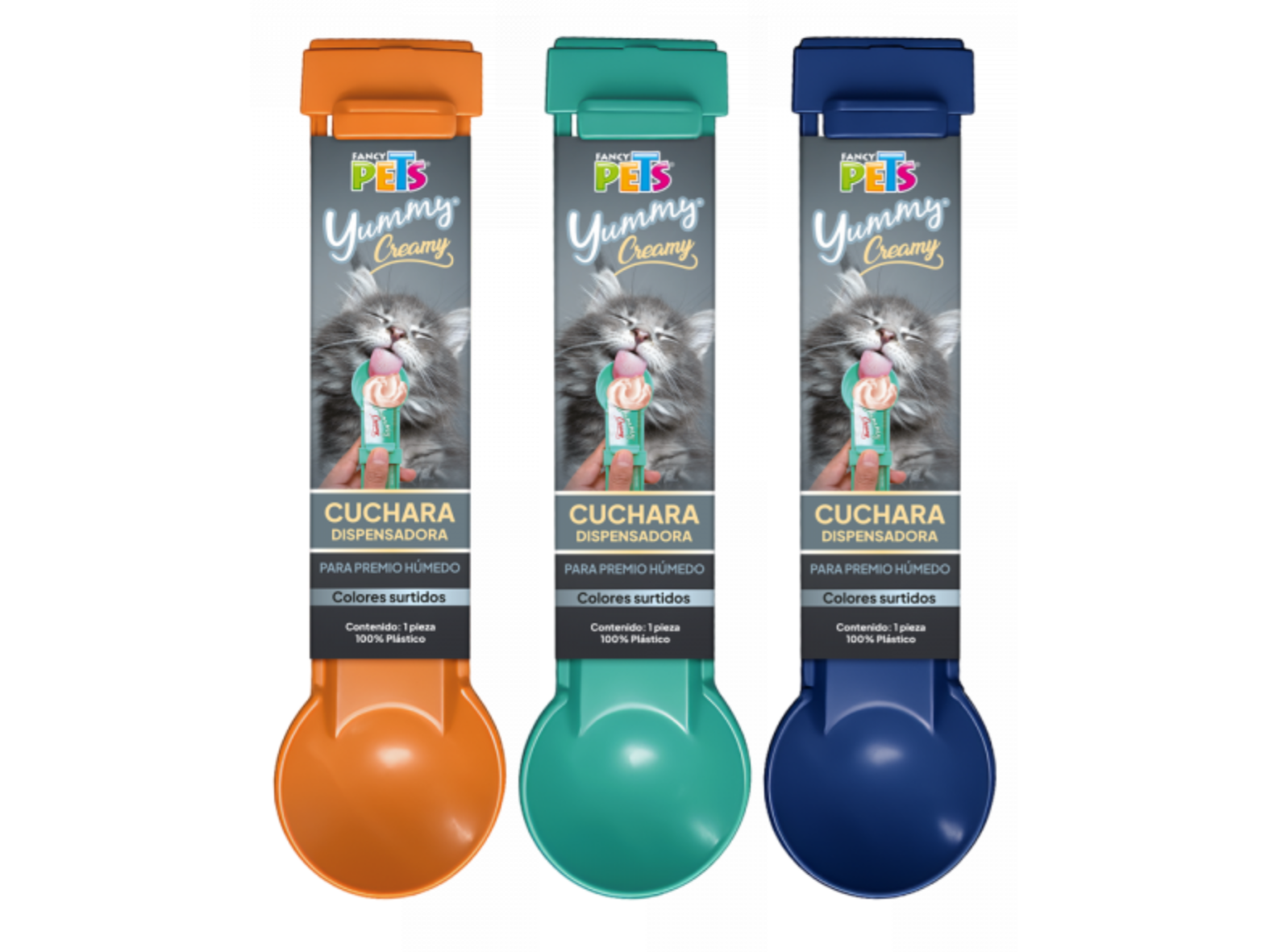 CUCHARA DISPENSADORA P/YUMMY CREAMY - COLORES SURTIDOS