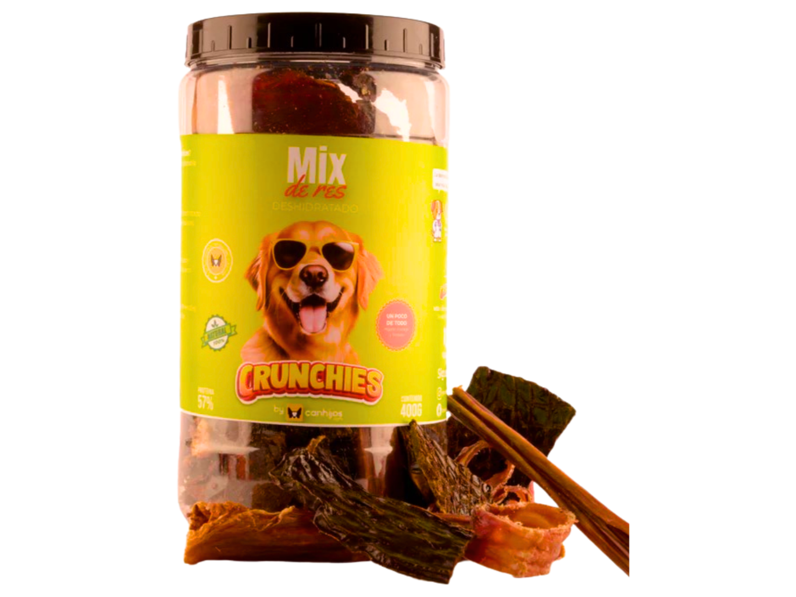 CRUNCHIES BOTE MIX DE RES 400 G