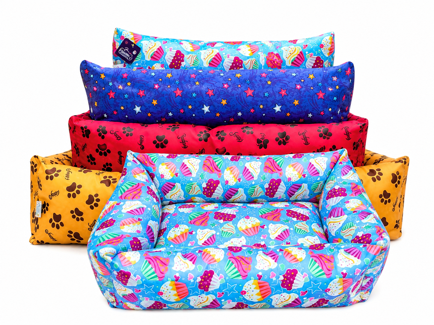 CAMA RECTANGULAR LONETA ESTAMPADA