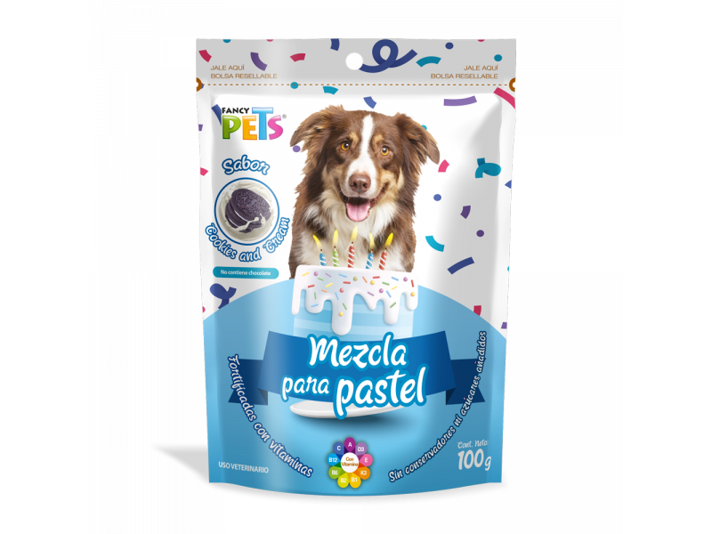 MEZCLA P/PASTEL SABOR COOKIES AND CREAM 100 G