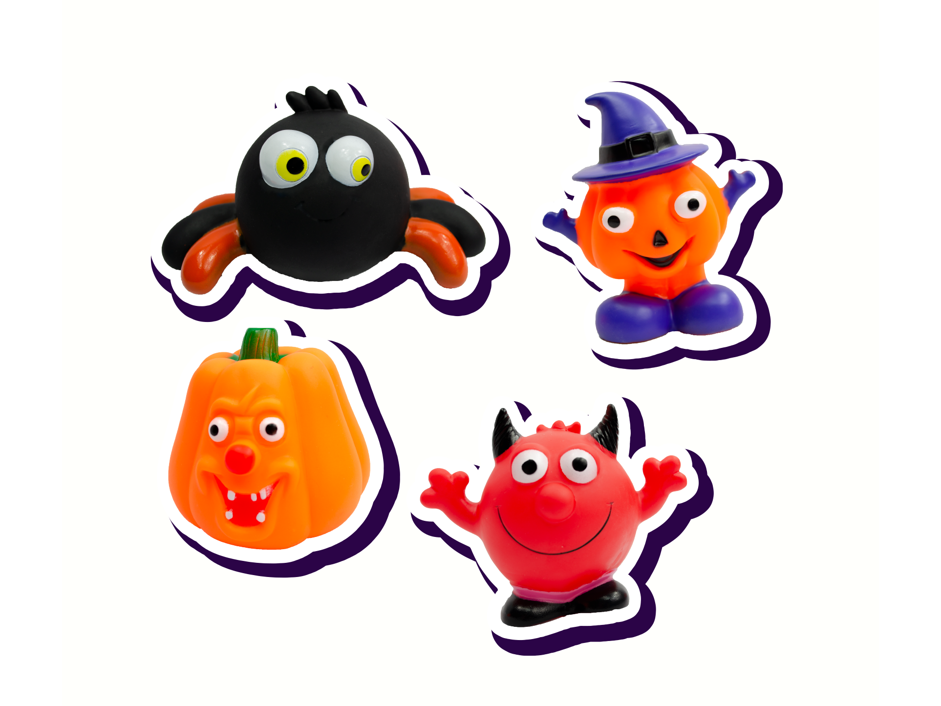 SHARPAW JUGUETE CHILLON HALLOWEEN SURTIDO 1 (4 PZS)