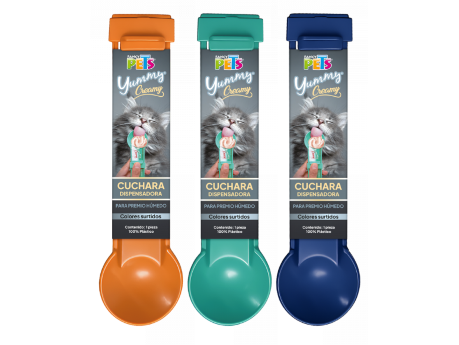 CUCHARA DISPENSADORA P/YUMMY CREAMY - COLORES SURTIDOS